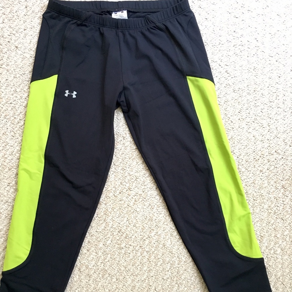 Under Armour Lime Green Spandees